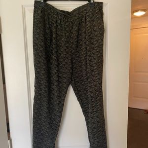 Halogen Green Printed Pant